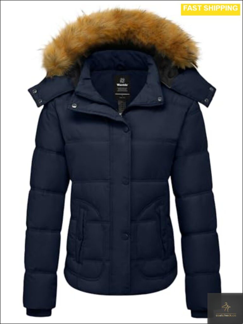 Women's Hooded Thicken Quilted Puffer Jacket Warm Winter Parka